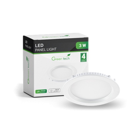 LED PANEL UGR OKR 3W 4200K GREEN TECH