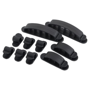 LogiLink držač kablova - set 10 komada, crni