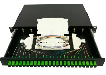 Optički patch panel ExeLink sa 24 konektora SC/APC za rek orman