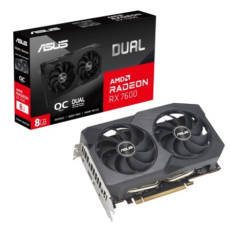SVGA PCIE ASUS DUAL-RX7600-O8G-V2 GDDR6 8GB 128bit