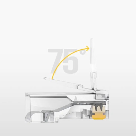 UGREEN NW120 Cat6 neoklopljeni RJ45 modularni konektori – 100 komada