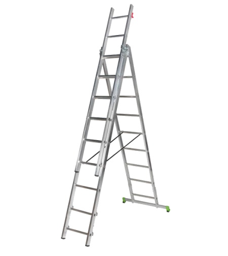 Zarges Trodelne Aluminijumske Merdevine 3x9 - 5,4m