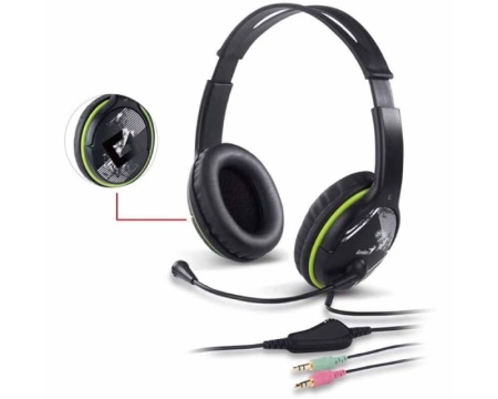 GENIUS HS-400A Green slušalice sa mikrofonom