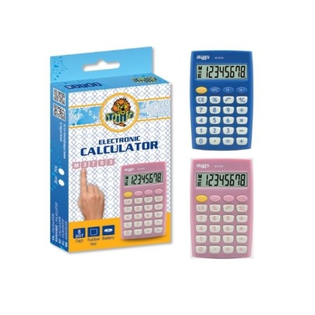 KALKULATOR M-3703 MILLA pink/plavi - DIGITRON