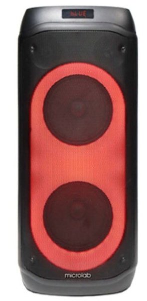 Microlab PT802W karaoke zvucnik 200W, Bluetooth, LED, 11,1V/4400mAh, TWS, Aux, USB, microSD, + Mic*2