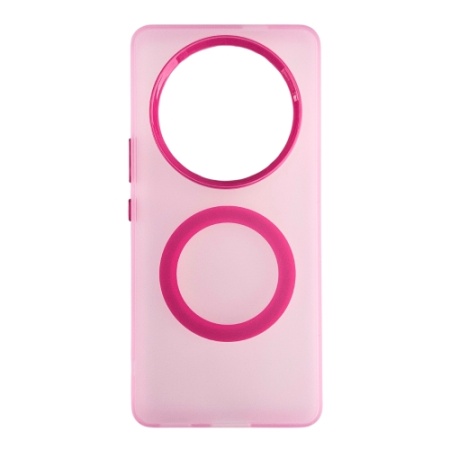 Silikonska futrola Magsafe FLURO COLOR Honor Magic 7 Lite ROZE