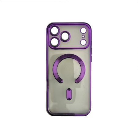 Silikonska futrola Magsafe Iphone 17 Pro Max LILA