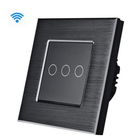 3G Wi-Fi pametni prekidači AL NN Crni (WIFI TOUCH SWITCH)