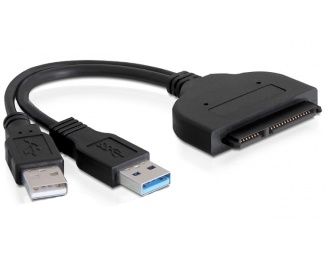 Adapter S-ATA to USB 2.0+USB 3.0 - Img 1