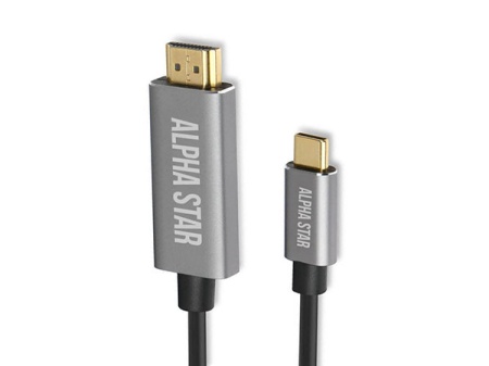 Alpha Star Kabl USB Tip-C HDMI 4K 1.2M,blister - Img 1