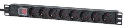 PDU kabl Intellinet 715126 19"/1U sa 8 utičnica/prekidač/2m