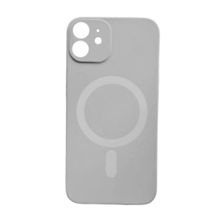 Silikonska futrola Magsafe COLOR Iphone 11 SIVA