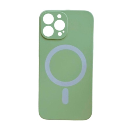 Silikonska futrola Magsafe COLOR iPhone 15 PRO MAX MASLINASTA