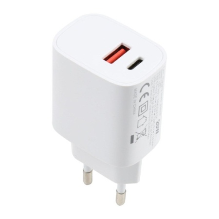 Strujni Fast punjac 1xUSB+ 1xTIP C 20W