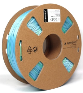 3DP-PLA-SK-01-BG PLA Svilenkasti duga Filament za 3D stampac 1.75mm, kotur 1KG blue/green - Img 1