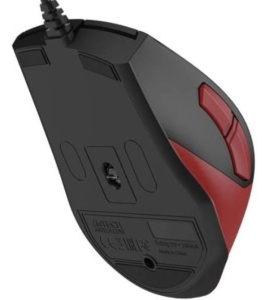 A4-FM45S AIR A4Tech Fstyler opticki mis 125-1000Hz/1000-2400Dpi, 108mm, Silent, 7-but, USB, Red/blk - Img 2