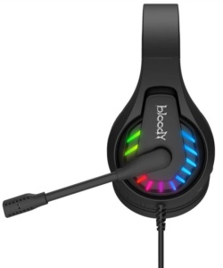 A4-G230 A4Tech Bloody gejmerske slusalice sa mikrofonom, 7.1 SURROUND, 50mm/16ohm, NEON, USB BLACK - Img 3