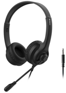 A4-HS-8i A4Tech slusalice sa mikrofonom, 40mm/32ohm, 4-Pin 3.5mm - Img 1
