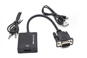 Adapter konverter VGA-HDMI+Audio Linkom M/Ž - Img 5