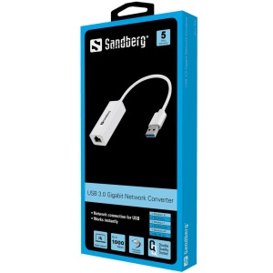 Adapter Sandberg USB-LAN 10/100/1000Mbps 133-90 - Img 2