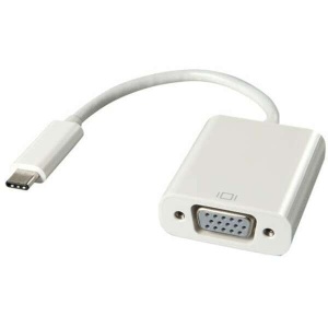 Adapter Stars Solutions USB-C na VGA beli