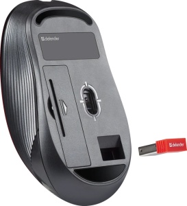 Bežični miš Defender Gassa MM-105 1600 dpi Crveni - Img 2
