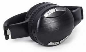 BTHS-01-BK Gembird Bluetooth stereo Slusalice sa mikrofonom, Black - Img 2