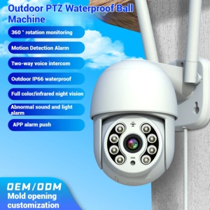 CAM-IP4MP-T8Y GMB kamera 4 mpix microSD TUYA app Two-way voice PTZ ip66 - Img 3