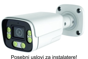 CAM-IP8MP-HAQ60D GMB kamera 8mp P6SLite 2.8mm-F1.6 Starlight POE IP66 Dual LED 6xIR+6xFull Color MIC - Img 2