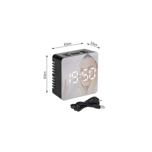 CAMRY CR1150B BUDILNIK USB 8.3x8.3x3.5 CM CRNI - Img 3