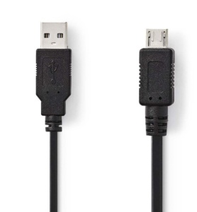 CCGP60880BK20 micro USB kabl 2.0, 480Mbps, 2m, okrugli - Img 1