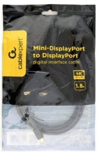CCP-mDP2-6 Gembird Mini DisplayPort to DisplayPort digital interface cable, 1.8 m - Img 2