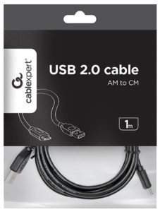 CCP-USB2-AMCM-1M Gembird USB 2.0 AM to Type-C cable (AM/CM), 36W, 1 m