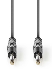 COTH23000GY15 Mono audio kabl, 6.35 mm Muski na 6.35 mm Muski, Nickel Plated, 1.50 m, Okrugli, PVC - Img 3
