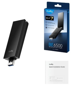 Cudy WU6500,BE6500 Wi-Fi 7 USB 3.0 adapter sa visokim pojaèanjem, V1.0, 2.8 Gbps+2.8 Gbps+688 Mbps - Img 2