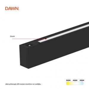 DAWN LED MODUL LT-T-020 1,5M CCT CRNA - Img 2