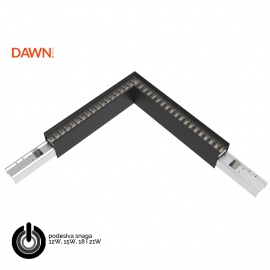 DAWN LED SVETILJKA LL40 L(90°) 21/18/15/12W CCT CRNA - Img 4