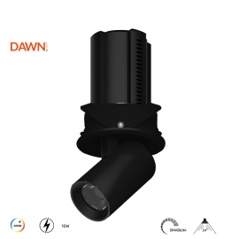DAWN LED SVETILJKA V324 12W 3000K CRNA DIM - Img 4