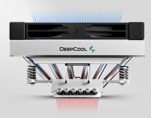 DeepCool AN600 UNI CPU kuler 180W 120mm 500-1850rpm 61CFM LGA1851/1700/1200/1151/1150/1155, AM5/AM4 - Img 2