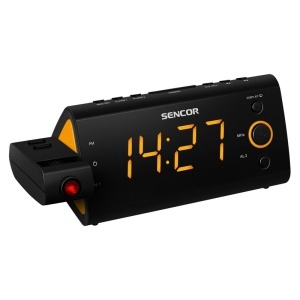 Digitalni sat sa alarmom SENCOR SRC 330 OR narandžasti - Img 1