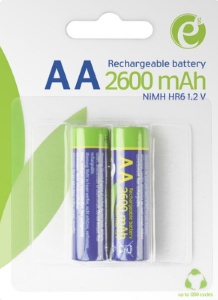EG-BA-AA26-01 ENERGENIE 2600mAh AA, PAK2 CK, PUNJIVE NiMH baterije (rechargeable) - Img 2
