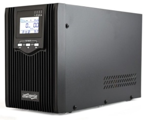 EG-UPS-PS1000-01 Gembird UPS sa stabilizatorom 1000VA (800W) pure sine wave, LCD, USB, black - Img 1