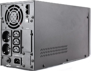 EG-UPS-PS2000-02 Gembird 2000VA (1600W) pure sine wave UPS, LCD display, 2xSchuko + 3xC13 USB - Img 2