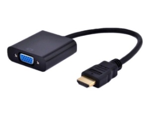 FAST ASIA Adapter-konvertor HDMI (M) - VGA (F) crni - Img 1