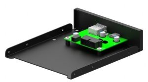 FDI3-U3C-01 Gembird interni 3.5 prednji PC panel USB 3.1 Type-A + Type-C port, crni - Img 3