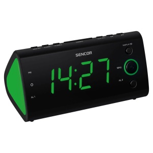 Fm radio sa digitalnim prikazom vremena SENCOR SRC 170 GN zeleni - Img 1