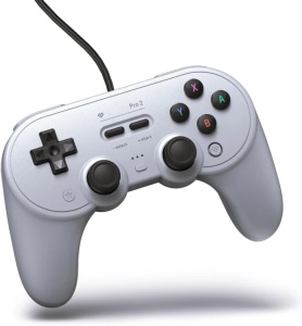 Gamepad 8BitDo Pro 2 BT/2.4Ghz/Multi platform/Vibracija/Hall Effect/TMR/Gray