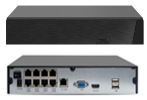 Gembird DVR NVR-P3008QT-POE 8CH GMB 8 kanala do 8mp H.265 HI EASY App Onvif P2P, iCloud do 6TB, POE
