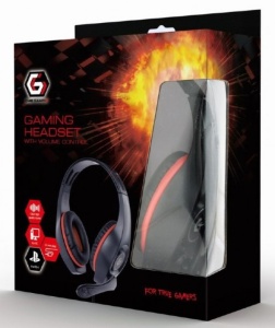GHS-05-R Gembird Stereo gejmerske slusalice sa mikrofonom+volume kontrolom 3.5mm RED - Img 2