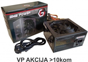 GMB-650-12 sa kutijom ** Gembird napajanje 650W 12cm FAN,20+4pn,4pin,3xSATA,1xIDE 4-pin, 6-pin(1720) - Img 1